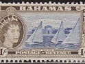 Bahamas 1954 Characters 1 Sh Multicolor Scott 168. Bahamas 1954 Scott 168 Isabel II. Uploaded by susofe